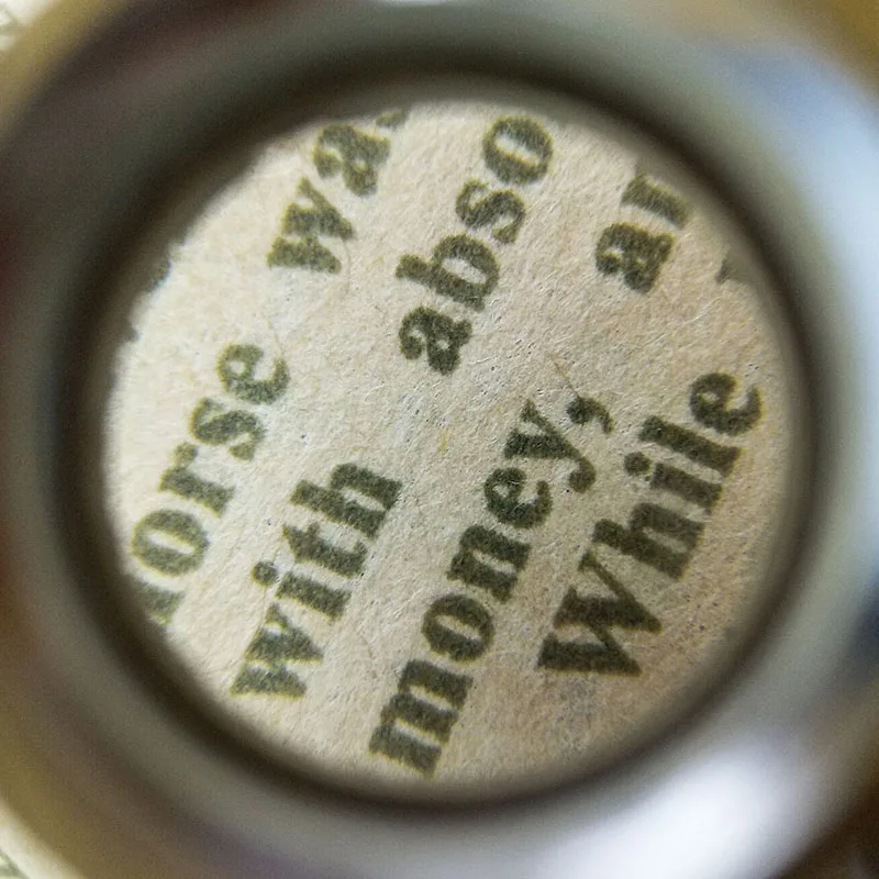 MG22181 Dual Lens Unique Magnifying Glass Manufacturers in China 10x 20x Magnifier Triplet Lens