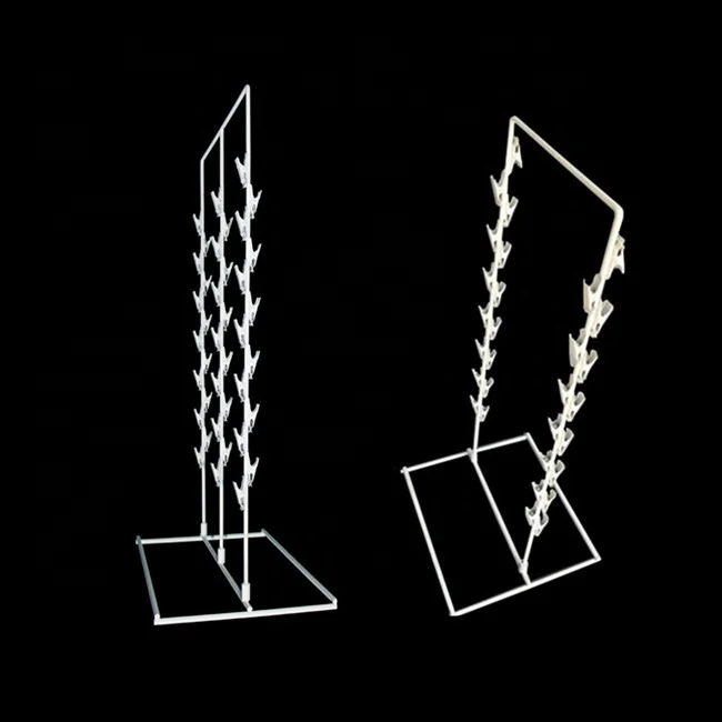 Removable Two- post snack food clip strip display shelf