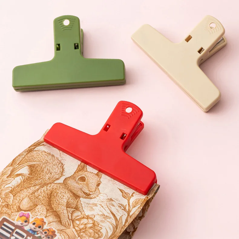 colourful large binder clip plastic bulldog clip hinge paper clips file clamps office school supplies