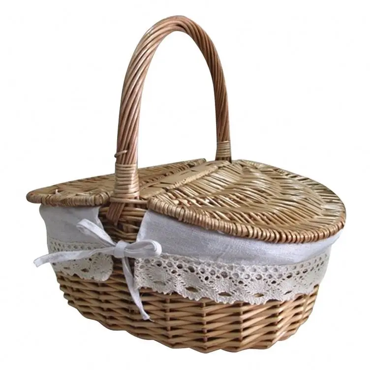 Camping Baskets 6 Person Picnic Basket Paper Rope Moses for Newborn Set of 4 Storage Buns With Lid Air Force 1 Sable Inch Gifts