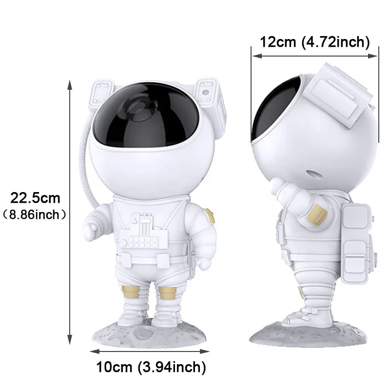 Astronaut Light Projector Starry Night Light Projector Star Nebula Ceiling Sky Light Projector with Timer and Remote