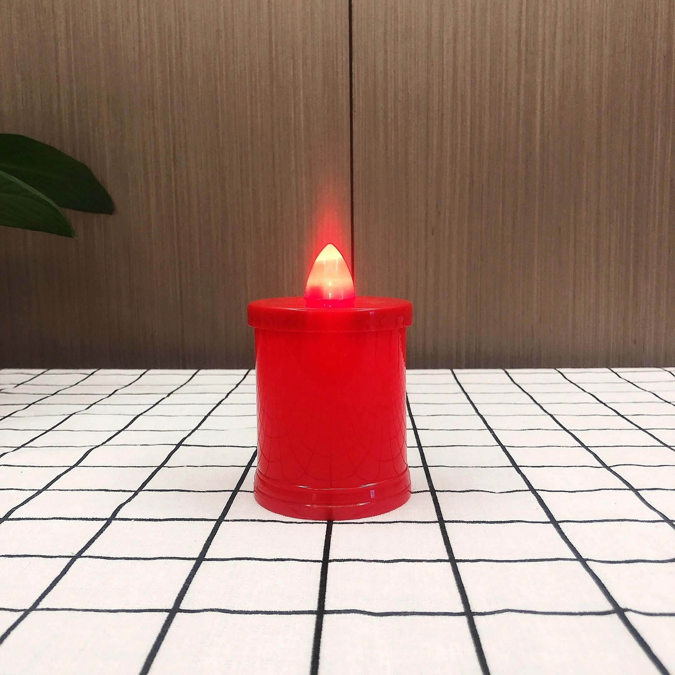 Funeral Ritual Memorial Church Holders Wholesale Battery Mini Led Candle Lanterns Grave for Cemetery