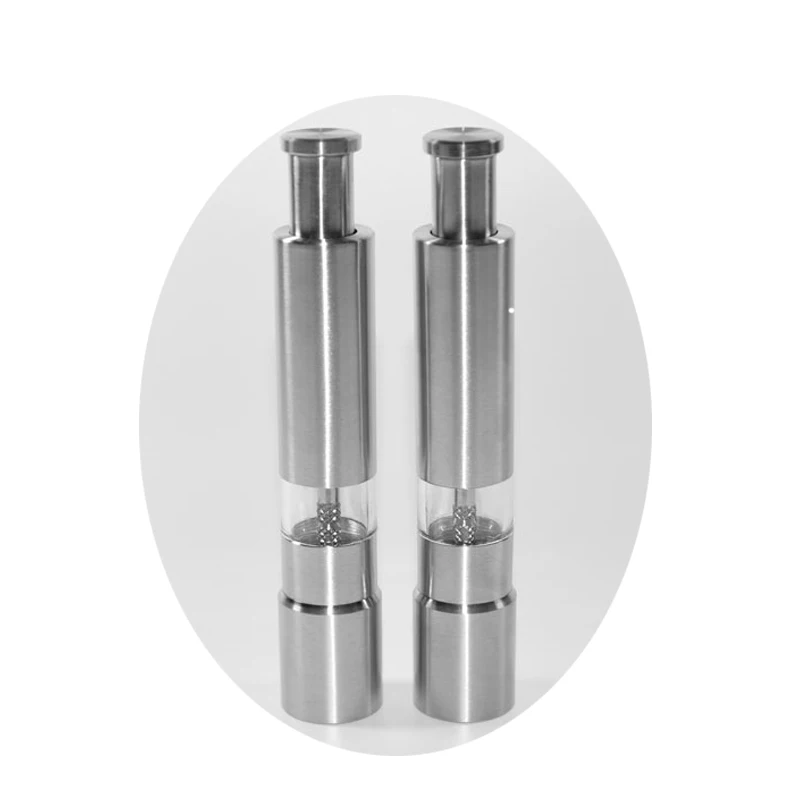 One-hand Operated Mini Pepper Grinder Salt Pepper Mill