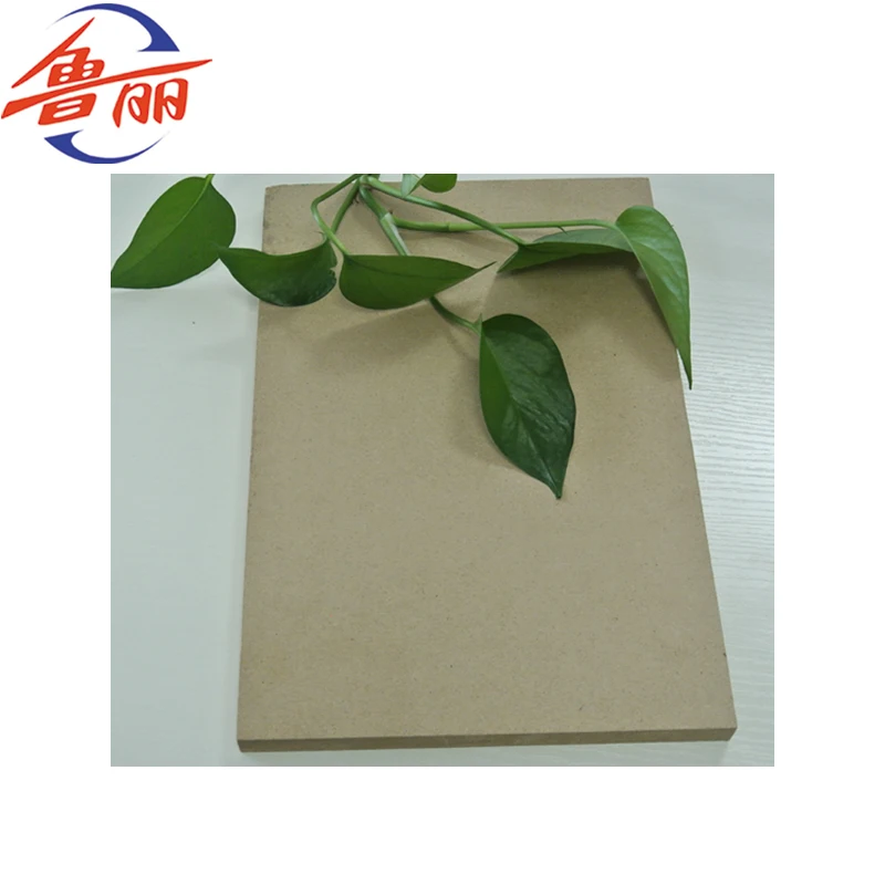 Hot selling Eco-friendly 3mm raw mdf plain mdf board from luli factory