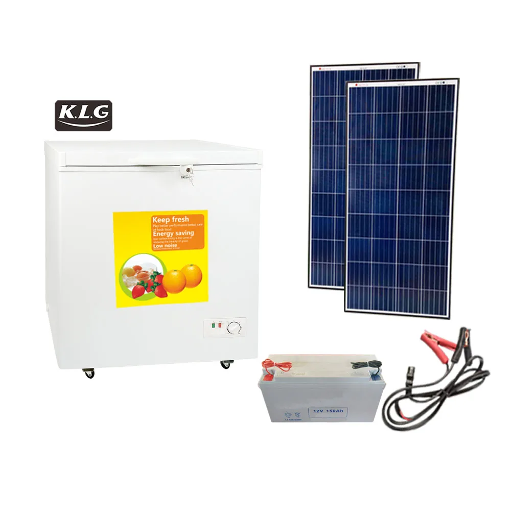 Верхняя открытая двойная дверь, температура, горизонтальная морозильная камера, Солнечная глубокая морозильная камера, холодильник