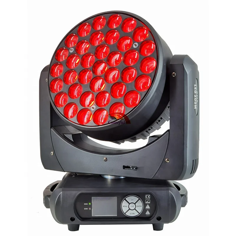 Round dazzling lighting effect shaking head beam zoom stage lights, suitable for DJ disco stage parties