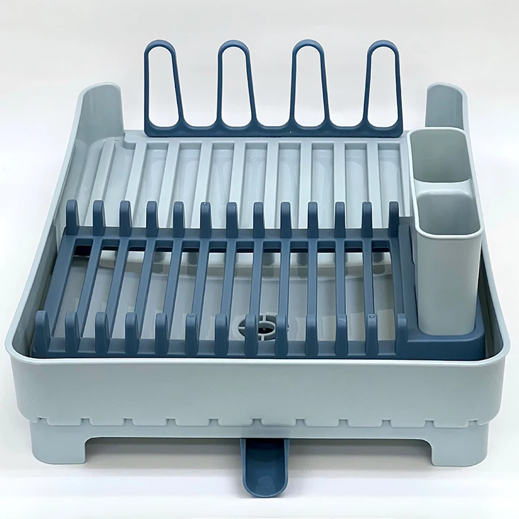 New Color Plastic Dish Drainer Hot Sell Easy Assembling Kitchen Sink Drainer Dish Drying Rack