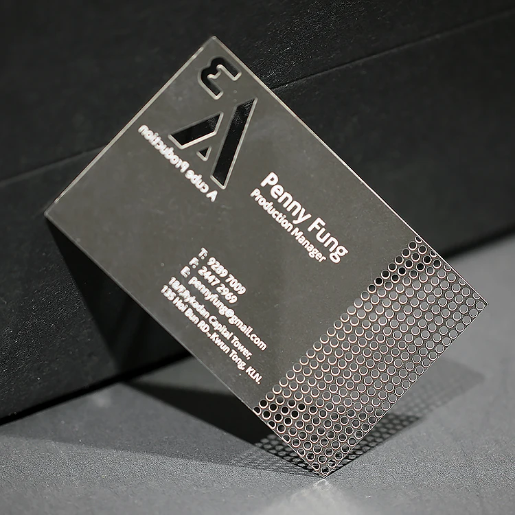 Custom Private Printing Metal Magnetic Stripe Card Metal Business Cards Sublimation Metal Luxury Aluminum Business Card