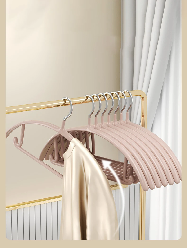 Laundry Hangers & Racks  Swivel Hook Ultra Thin Space Saving Wide  No Shoulder Bumps Suit Hangers