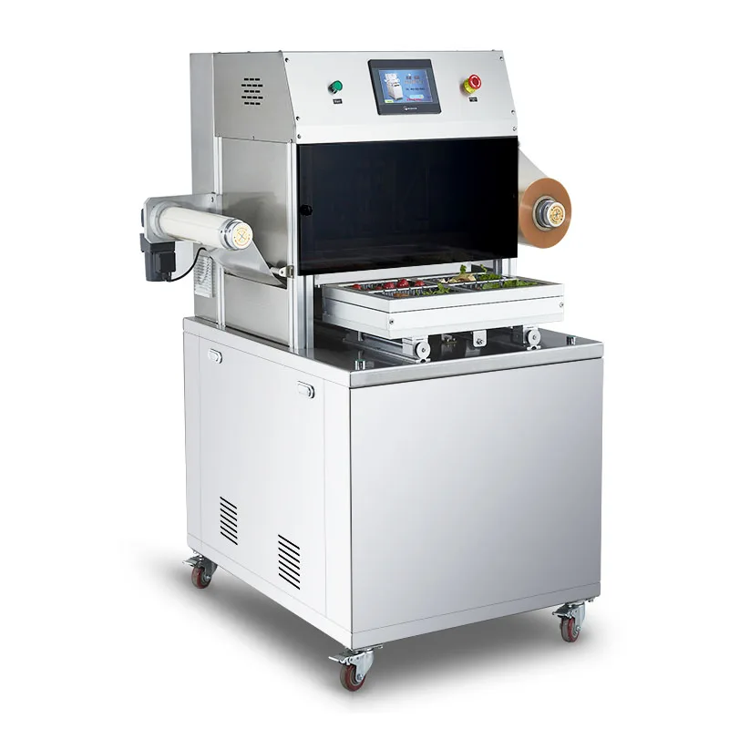 JINYI DQ370L-E Modified Atmosphere Tray Map Vacuum Packaging Machine For Food induction sealing machine