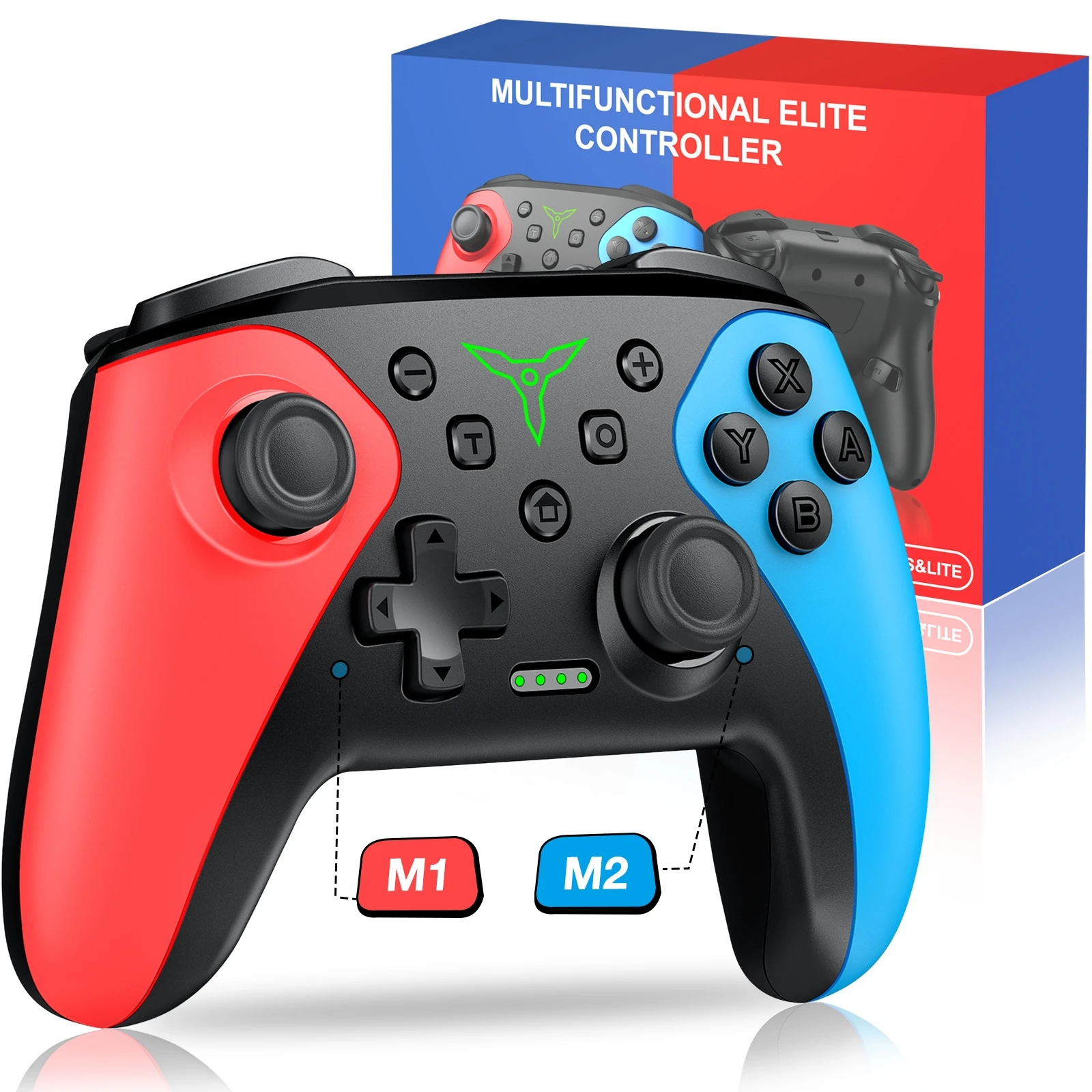 Wireless Gamepad For Nintendo Switch Support PC X-INPUT Mode Video Game Consoles With Wake-up Programmable Turbo Joystick