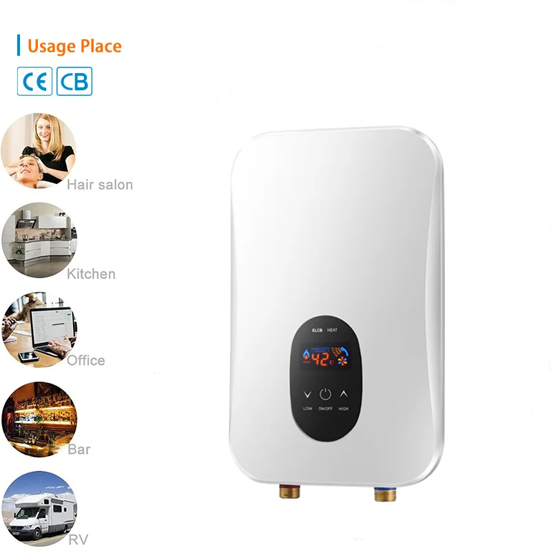 110V-127V 3500W electric bath water heater tankless instantaneous water heater