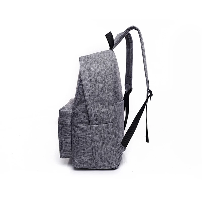 JIANIU Factory Supply Canvas Custom Grade School Backpack For Girls School Teenager