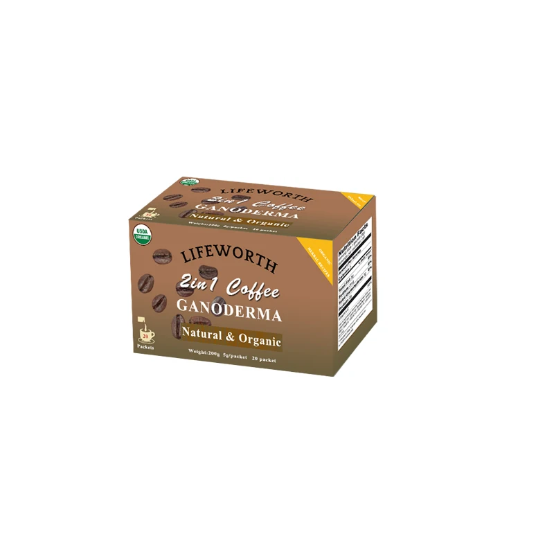 Lifeworth lingzhi ganoderma mushroom instant coffee powder