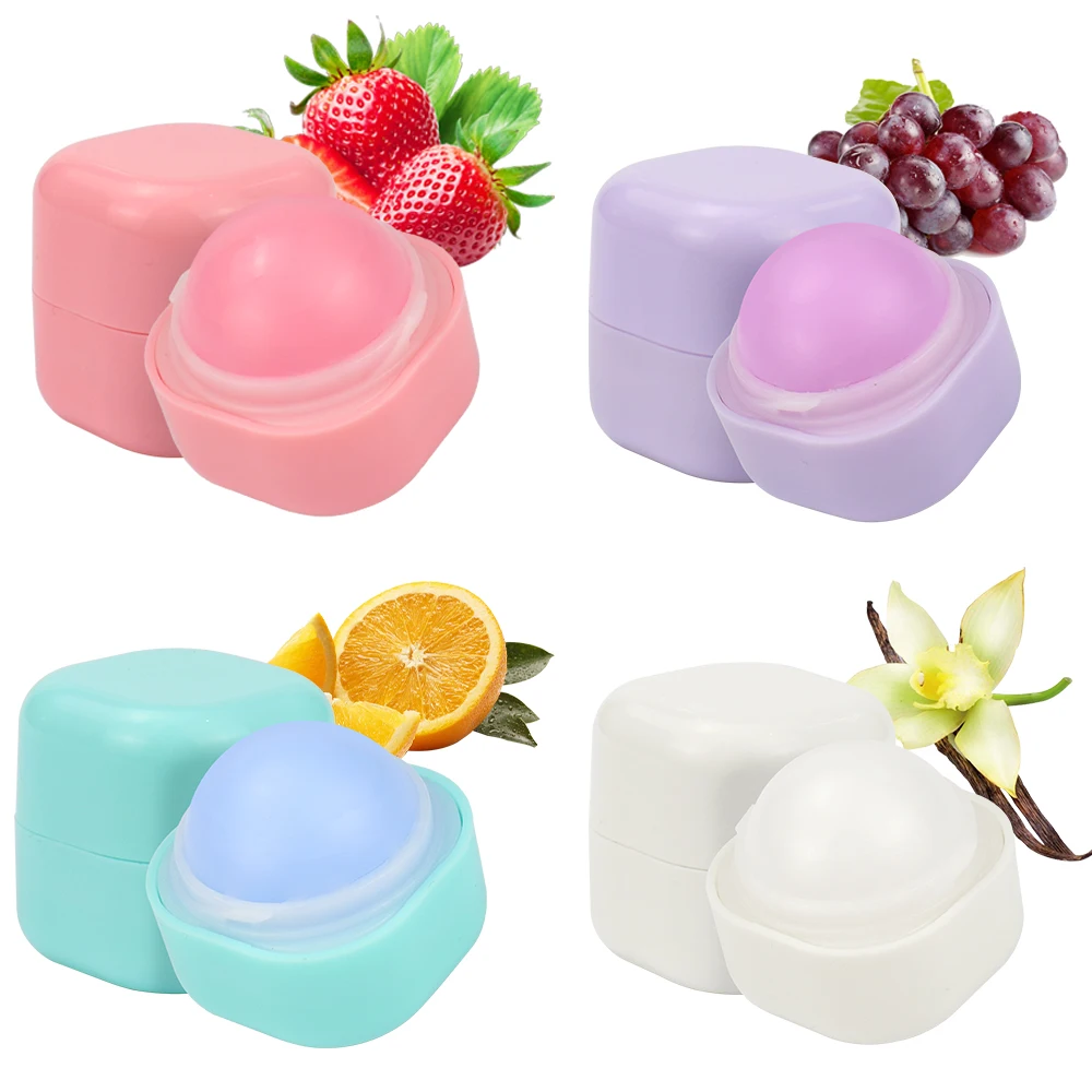 vegan lip balm moisturizing cruelty free cute square lip balm logo custom private label