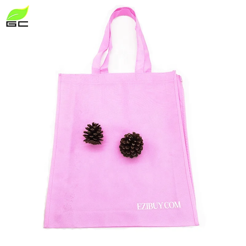 High Quality Cheap Price Sewing Non Woven Tote Bags With Customize Printing for Packing items in daily life.