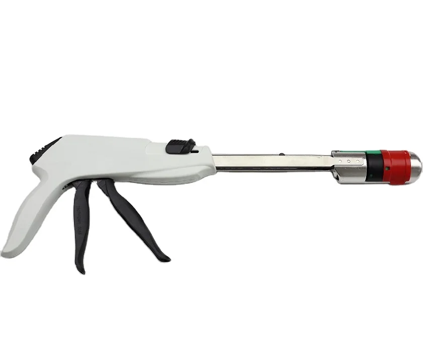 disposable medical curved cutter stapler and component