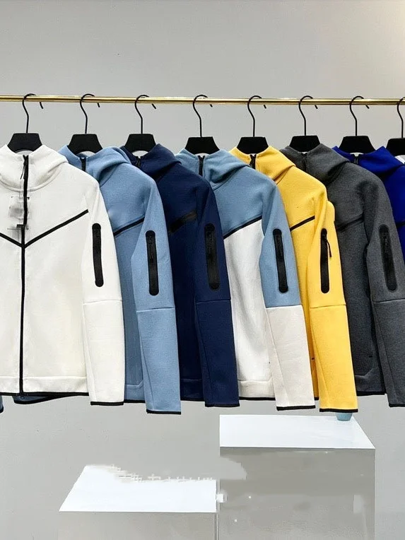 OEM Wholesale Customized Printed Logo High Quality Sports Gym  Cotton Full Zipper Hoodie for Men