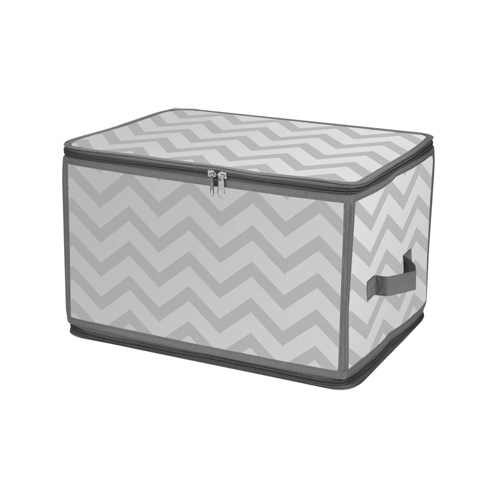 Custom LOGO Mixed Colors Clothes Quilts Underwear Dolls Cabinet wardrobe Cute PP Zipper Storage bag