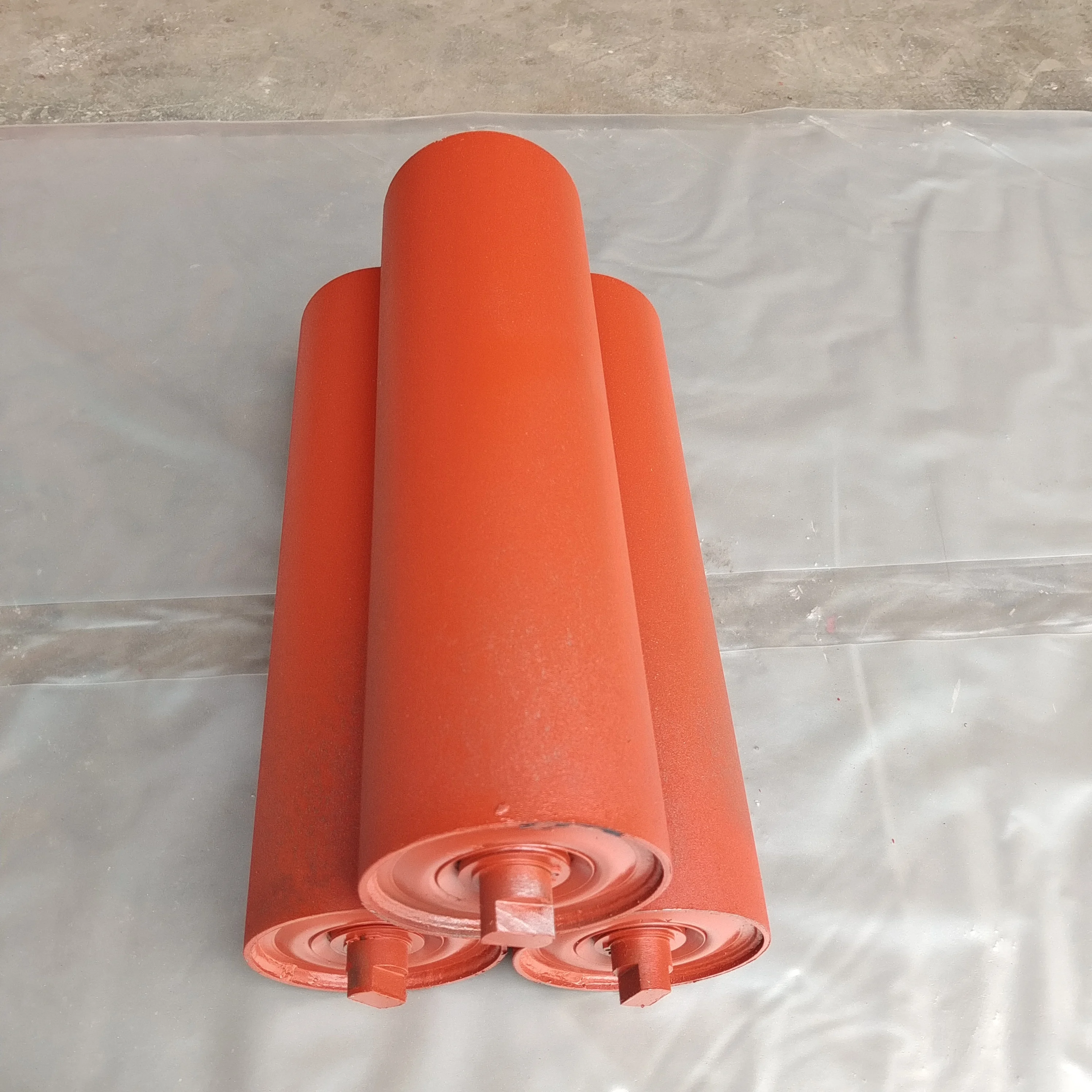 Dia 89X240mm Steel Carrying Roller Belt Conveyor Idler Rollers Mining Belt Conveyor Roller