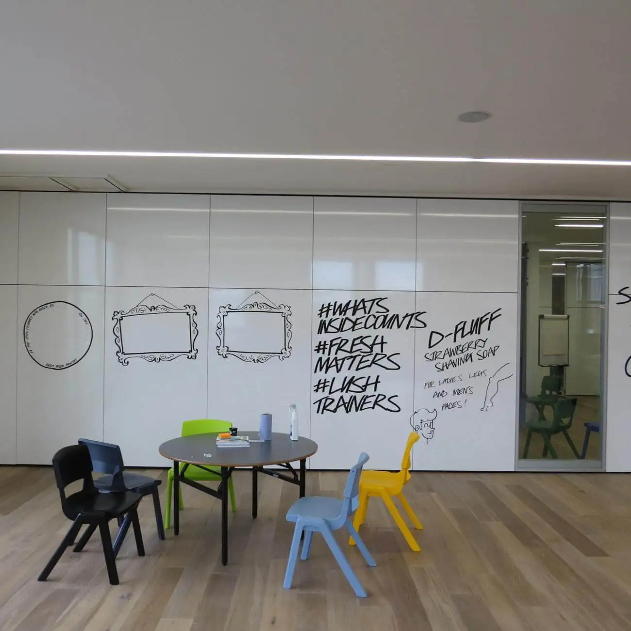 Office meeting center movable wall beautiful east to clean hanging aluminum room divider