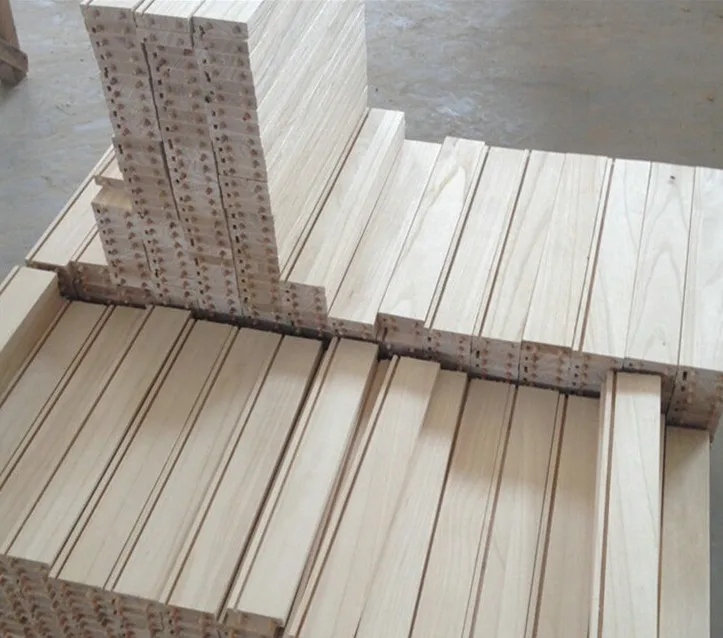 Dovetails Grooved Poplar Paulownia Drawer Board Grooved Poplar Panel for Furniture Cabinet