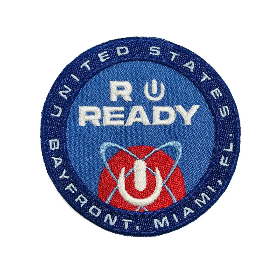 Custom Fabric Embroidered Patch Badges Sew on Embroidery Patches for Clothing