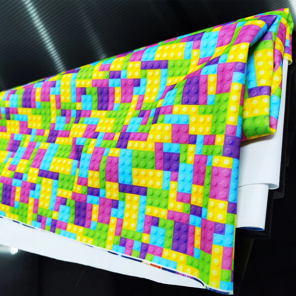 DEC Wholesale Waterproof Fabric For Cloth Diapers Waterproof Print PUL Minky Fabric Solid Plain Cloth Diaper Fabric