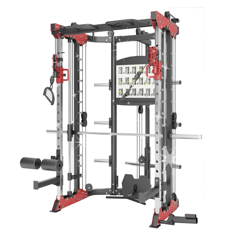 New Multi-gym MND-C80 Multi-functional Smith Power Cage Factory Directly Supply Exercise Rack Gym Equipment