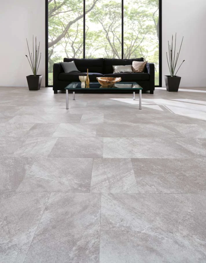 Customized waterproof fireproof strong glue down rigid core vinyl tile plastic flooring sound proof wear resistant
