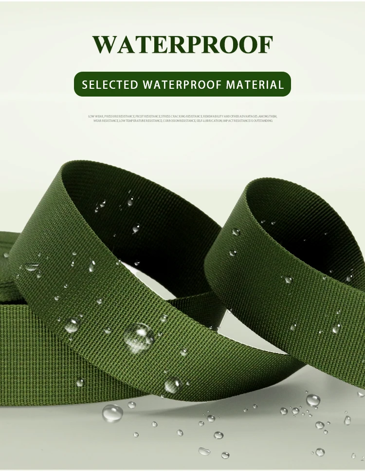 Manufacturer Custom High Strength Recycled Heavy Duty Nylon 66  Professional Mil-W-17337 Webbing