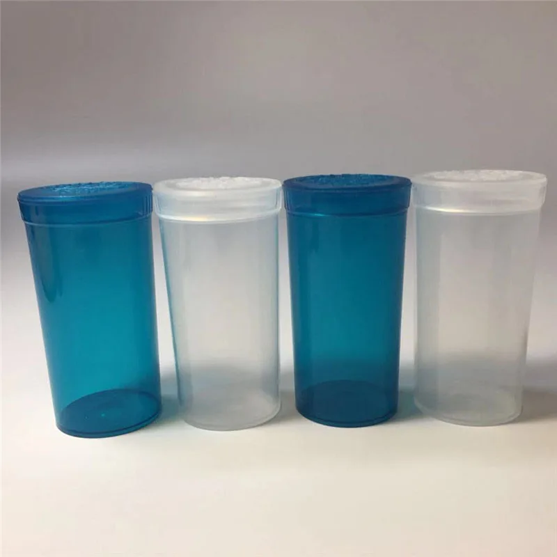 Wholesale 19 Dram Child Resistant Pop Top Open Vials Squeeze Flip Pop Top Bottle