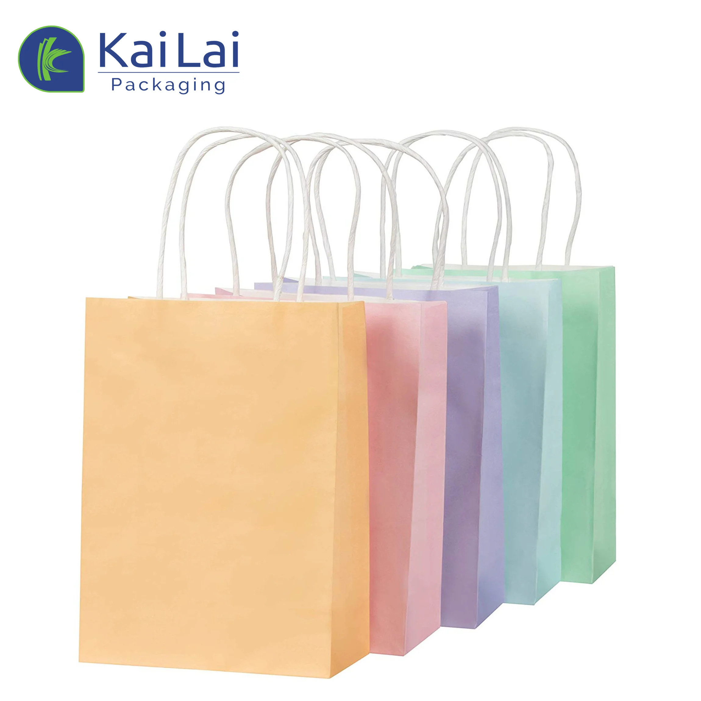 Recycled kraft paper bag popcorn bags paper bags for fast food takeaway