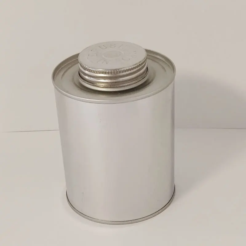 16 унций ПВХ Цементные Коробки, винтовая крышка, Оловянная крышка с щеткой