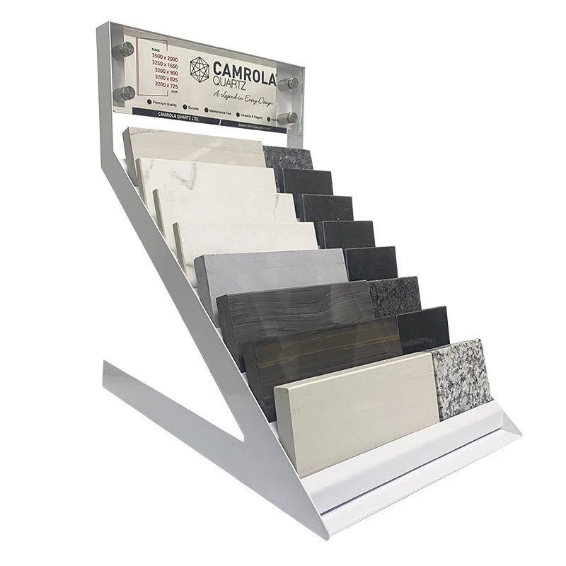 Tabletop Z-shape Metal Acrylic Countertop Display  Stand