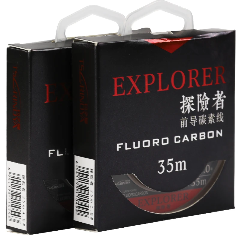 TSURINOYA  EXPLORER Fishing Lure Line 35m  Main Line High Strength Sinking Carp Wire Fluorocarbon line