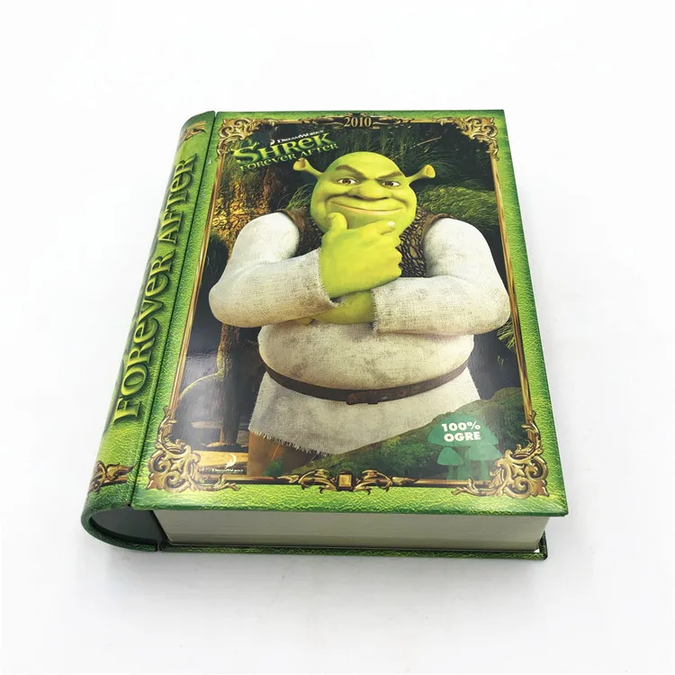 Delicate book shape metal tin box for gift packaging