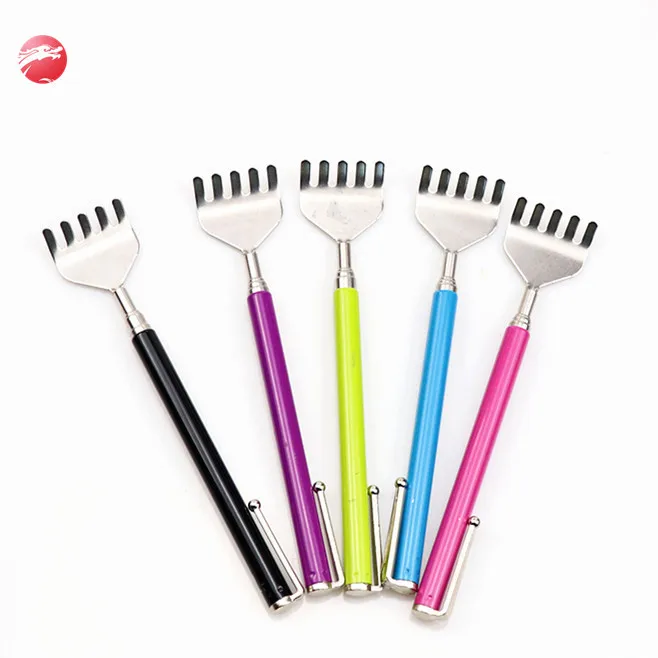 
Factory wholesale extended stainless steel different colors back scratcher 