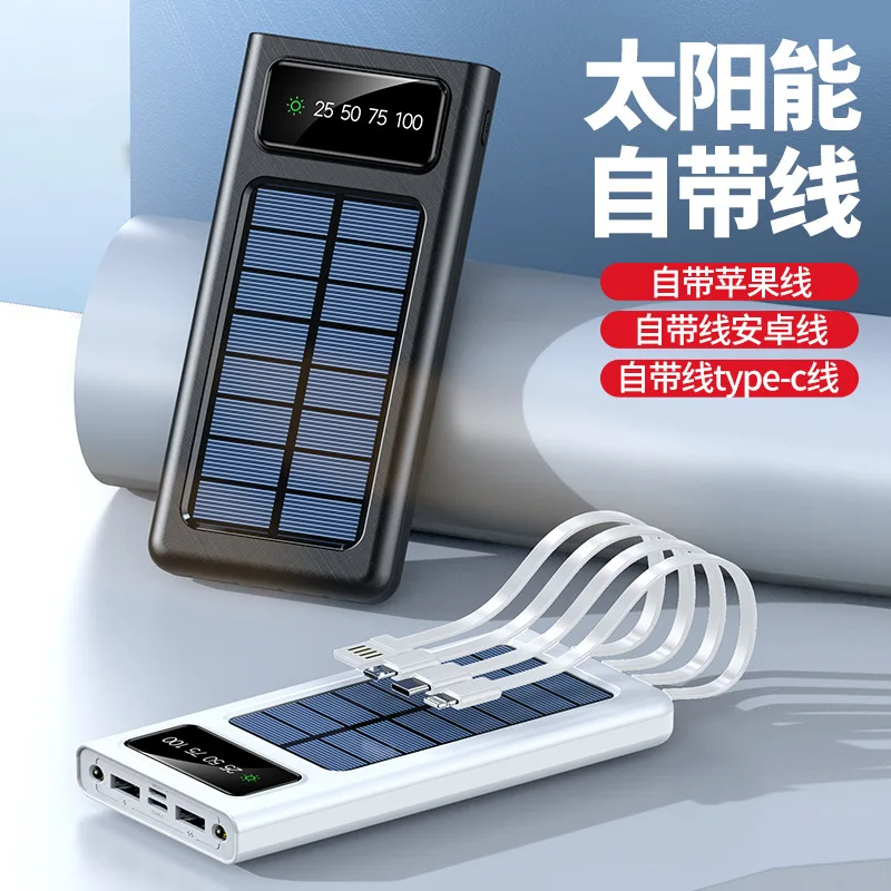 Новое поступление Smart Slim быстрая зарядка солнечное зарядное устройство Power Bank 10000 мАч портативный мини солнечный 20000