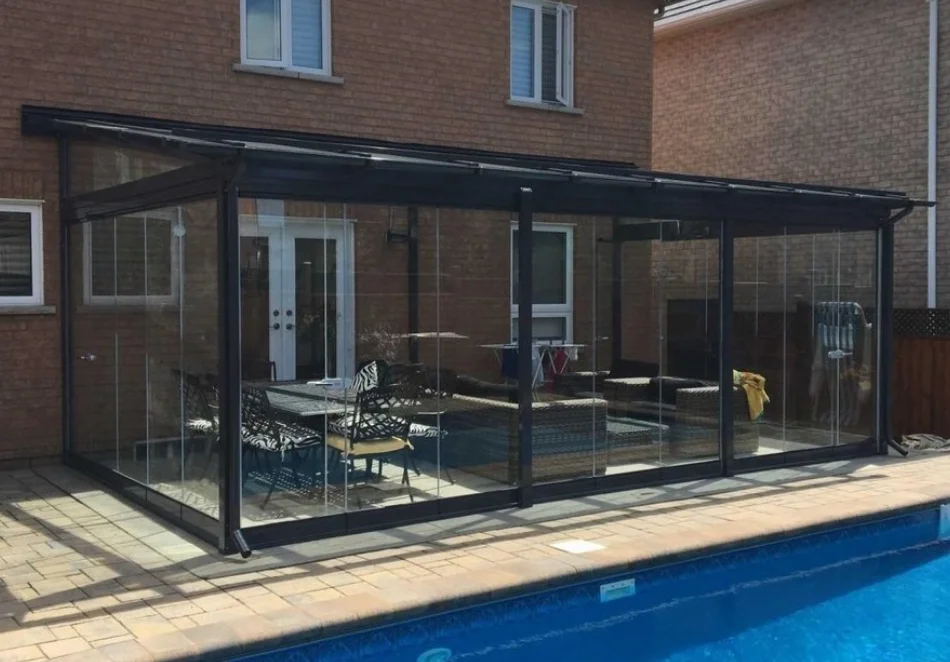 aluminium lowes sunroom glass house outdoor glass room china home solarium price vertical glass sunshine solarium