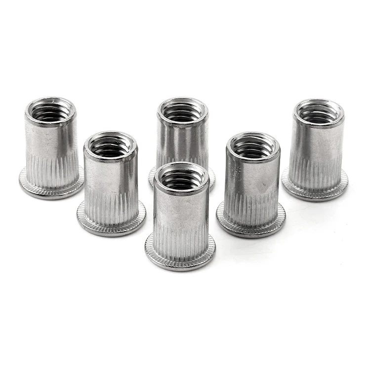 Stainless Steel Factory Wholesale Hot Sale M2 M3 M4 M5 M6 M8 M10 Thread Nut Countersunk Flat Head Rivet Nuts