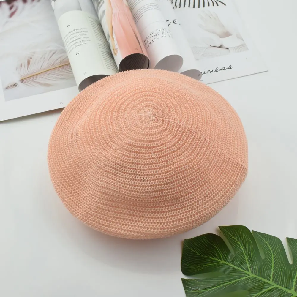 Шляпа Женская сетчатая из полиэстера дышащая Панама в стиле ретро разные цвета