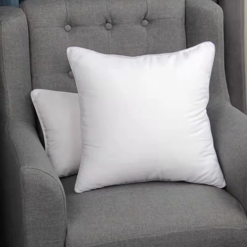 Hotel Cushion Cotton Filled Pillow Inner Bed Cushion Insert In Wholesale