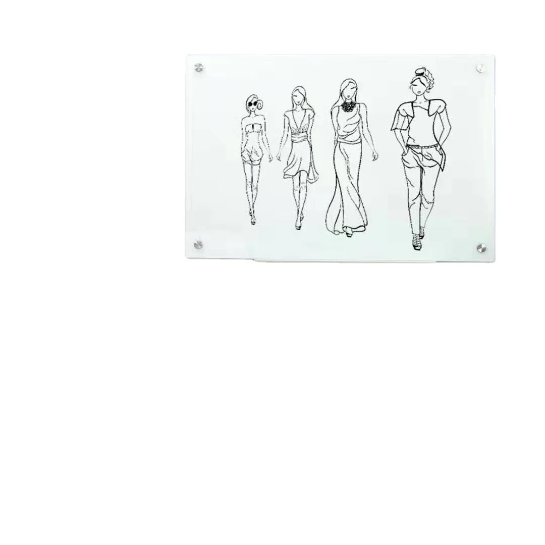 magnetic dry erase white  writing smooth glass board