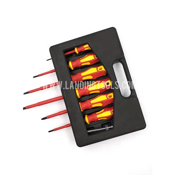 7 in 1 pocket insulated screwdriver set , electrical screwdriver set