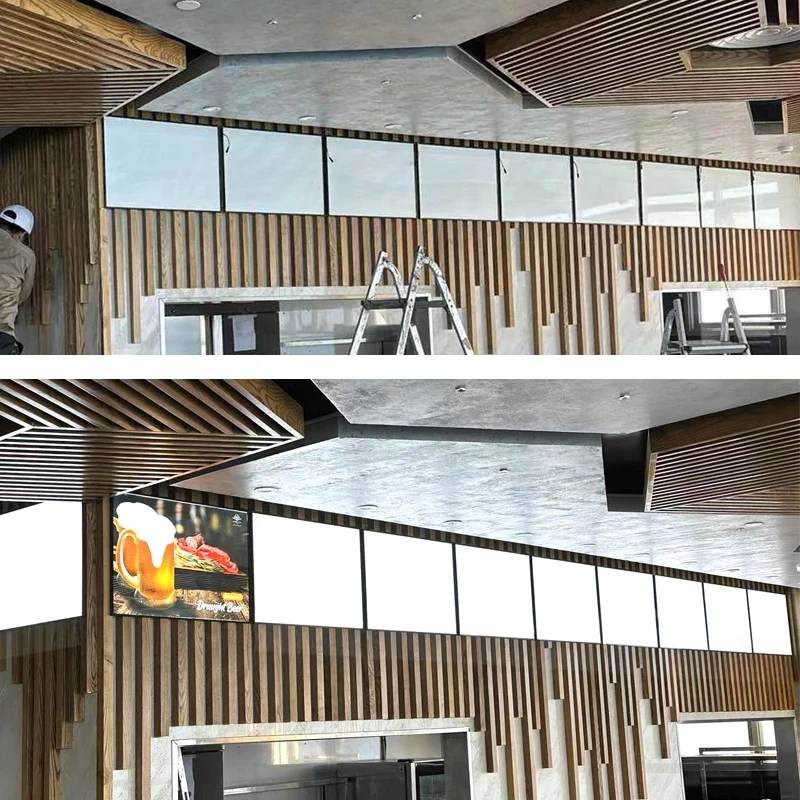 Customized Movie Theater Sign Cinema Poster A1//A2/A3/A4 Aluminum Poster Frame Ultra Thin Advertising Led Light Box