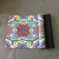 Factorysale Fitness Printed Personalnized Design Dropship Custom Eco Rubber Yoga Mat