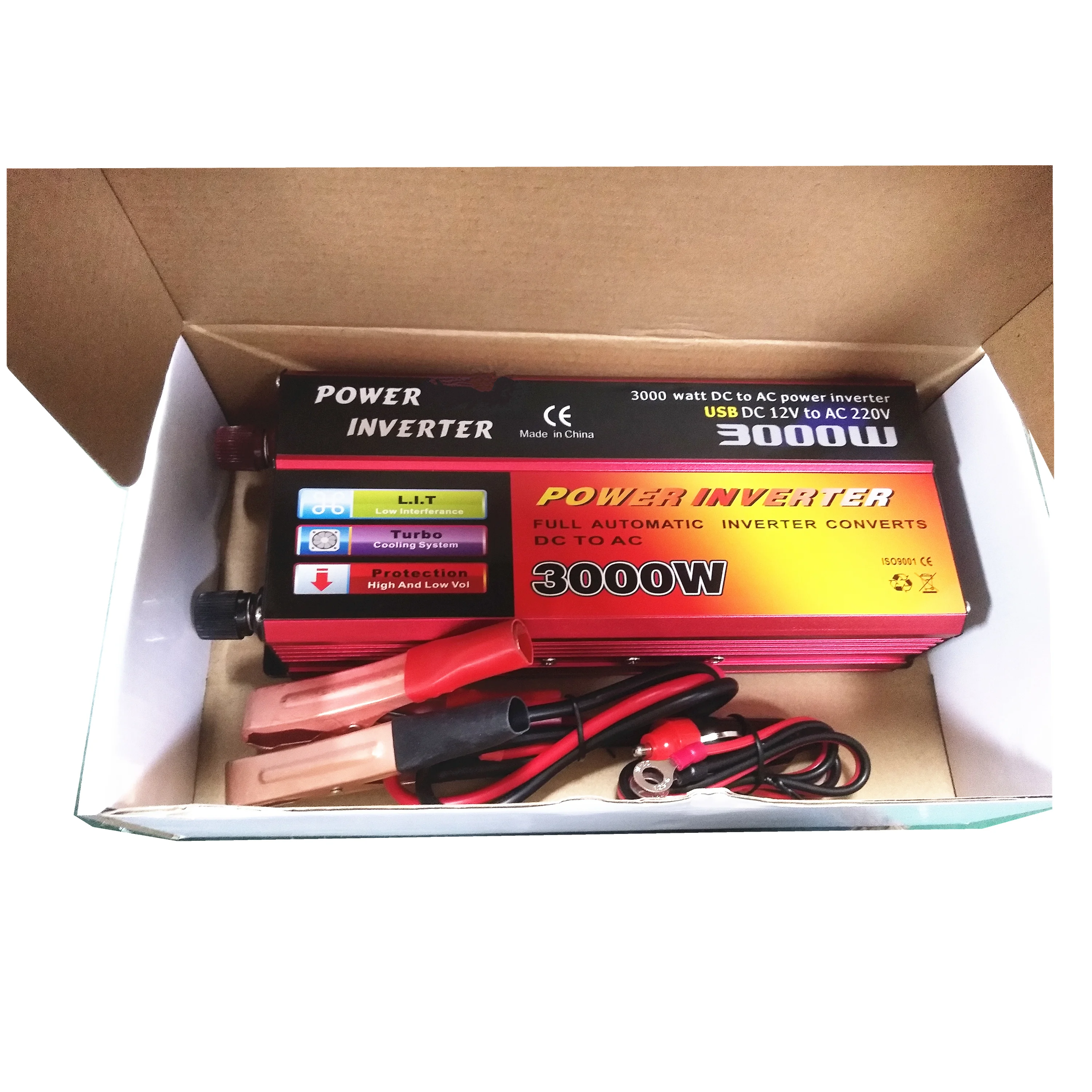 Hot Selling 3000W 12V 24V 110V 230V DC/AC Off-Grid Solar Power Inverter Modified Sine Wave Converter & Inverter