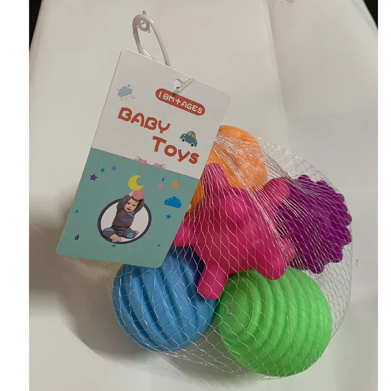 Sensory Development Toys For Babies 0 to 12 Months Tactile Baby Ball Soft Massage Toys Ball Educational Baby Games Toys