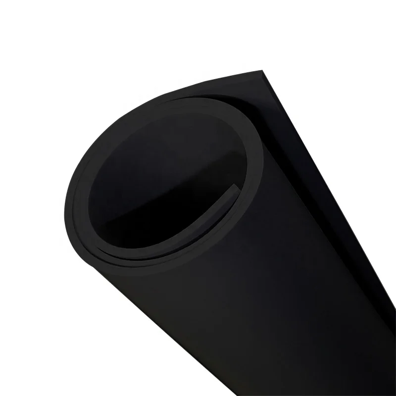 Top quality Black 1m width corrosion resistant ecofriendly antislip fire resistant silicone rubber sheet